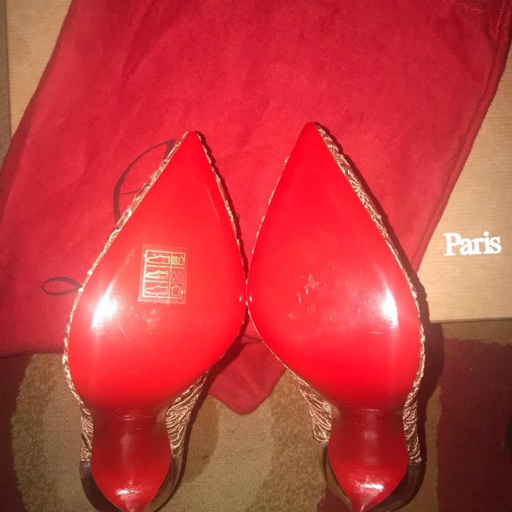 Christian Louboutin Rose Gold follies - Picture 5 of 8